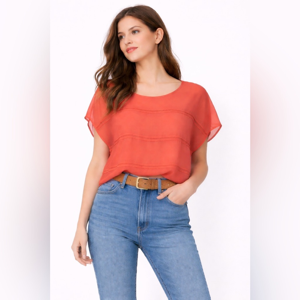 🧡 Forever 21 Sheer Top
